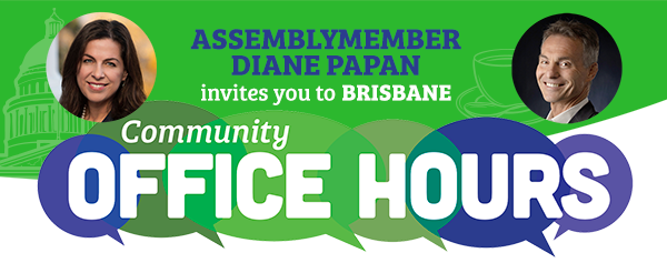 Asm. Papan Brisbane Community Office Hours Graphic