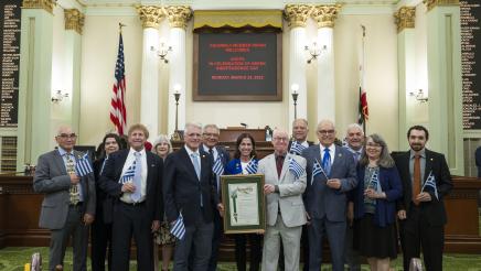 Group Photo of Asm. Papan and guests ACR35 Greek Independence Day in Session
