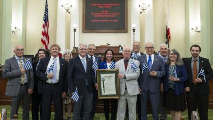 Group Photo of Asm. Papan and guests ACR35 Greek Independence Day in Session