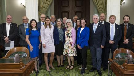 Group Photo of Asm. Papan and guests ACR35 Greek Independence Day in Session